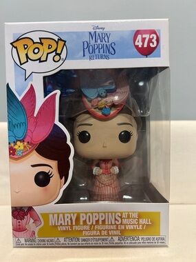 Funko Pop! Mary Poppins Returns Vinyl Figure - Pink, Blue, Yellow Accents